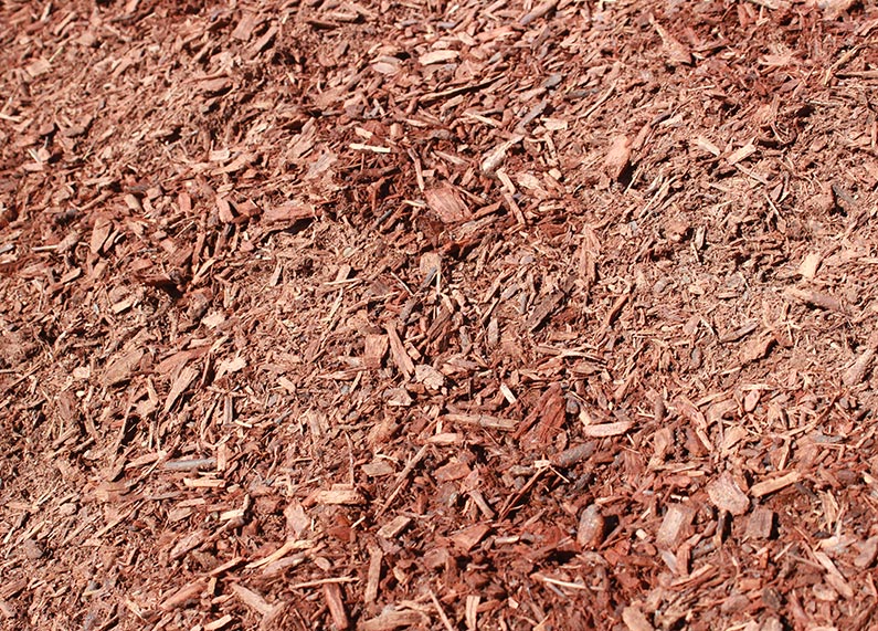 Red Fine Shredded Mulch
